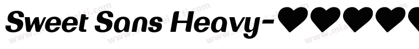 Sweet Sans Heavy字体转换